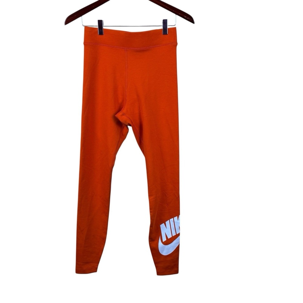 Nike‎ Women's Tight Fit High Rise Full Length Orange Size S NWT